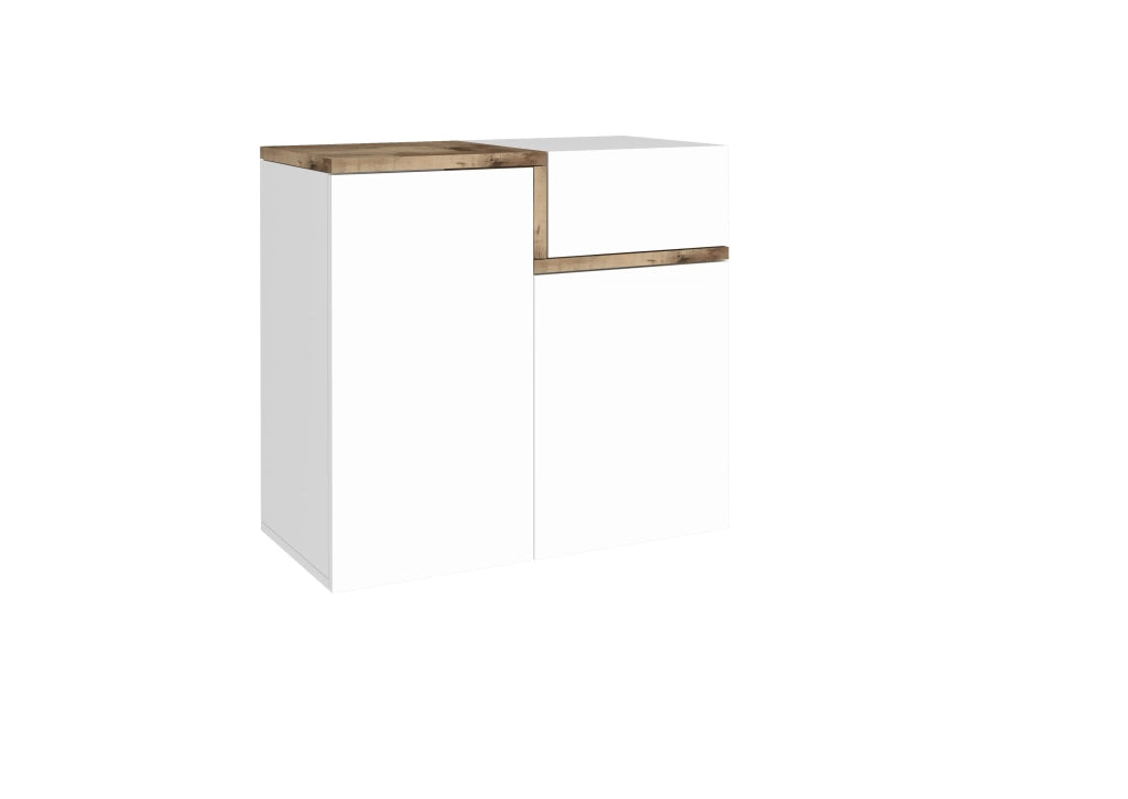 Mobile Zet L 80 x H 80.1 x P 40 cm bianco lucido