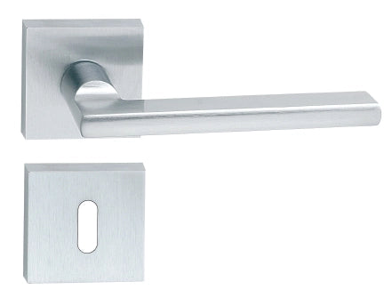 MANIGLIA OTTONE METRO C/BOCCHETTA CROM SATIN- FRASCIO- 1,0 pz
