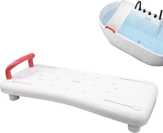 Sedia per doccia - seggiolino di sicurezza per la vasca da bagno - grande capacità di carico per sedie a rotelle per anziani e disabili con sedile regolabile.