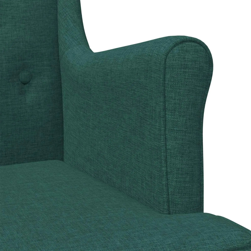 Poltrona | Sedia Relax Verde Scuro Tessuto
