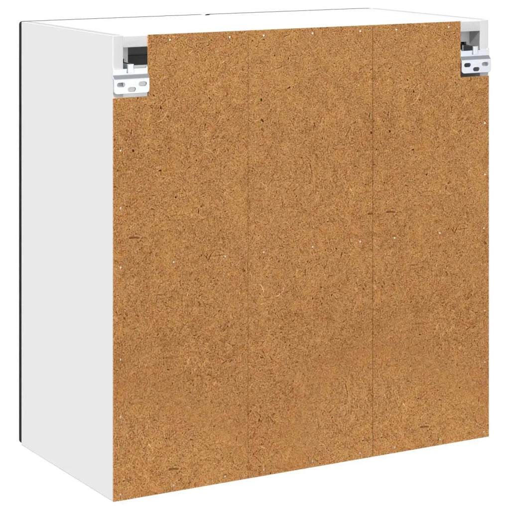 Mobile in vetro da parete LUCCA Rovere Nero 60 x 31 x 60 cm 8003823