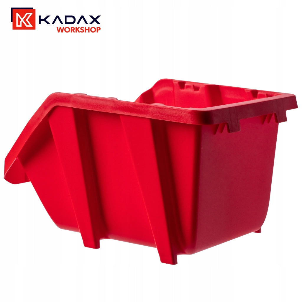 Vassoio organizer in plastica KADAX per officina, dimensioni 214x198x133 mm