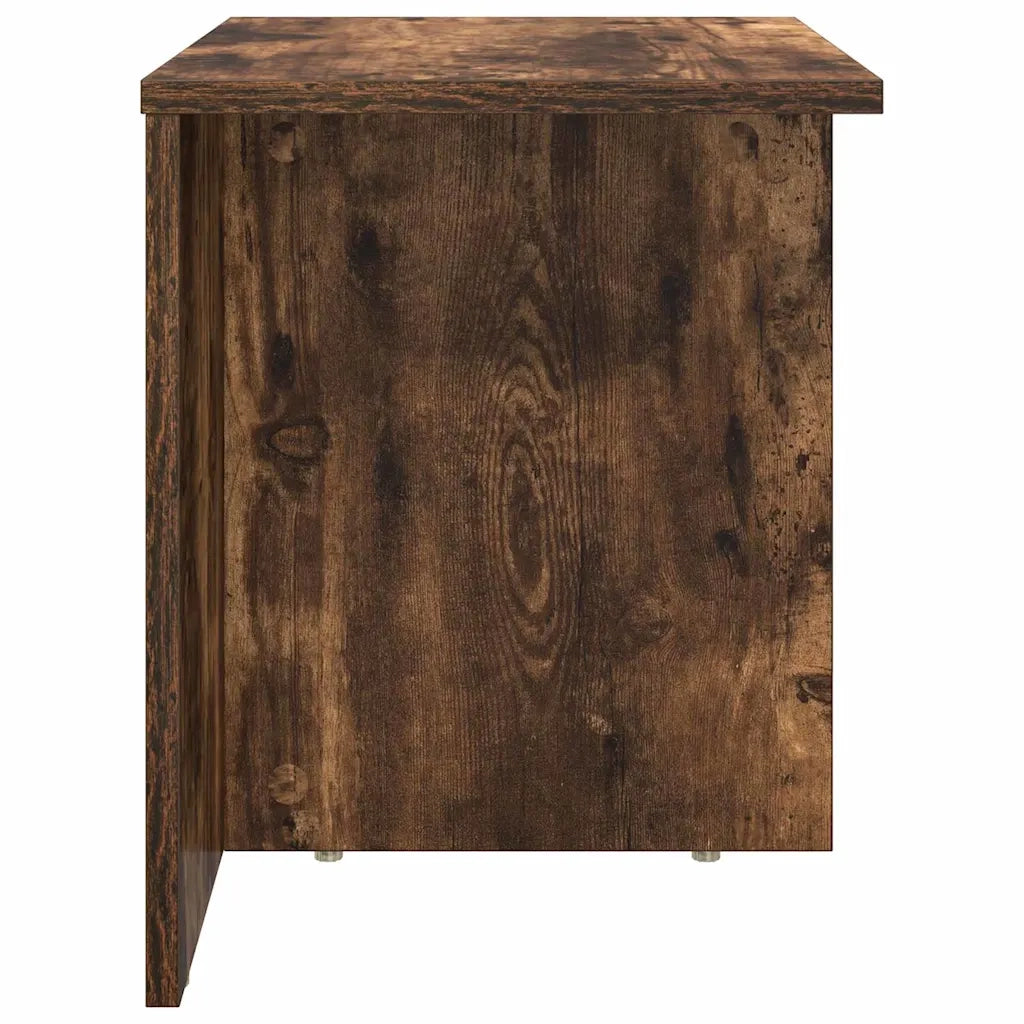 Tavolino Rovere fumé 37 x 32 x 40 cm Legno multistrato