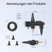 CUV-209 Chiarificatore acqua per laghetti Filtro luminoso 9W