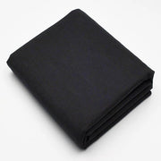Tessuto in cotone 100%, venduto per metro, larghezza 240 cm, tessuto in cotone 100% Oeko-Tex Standard 100, colori lisci per cucire (nero, 100 cm)