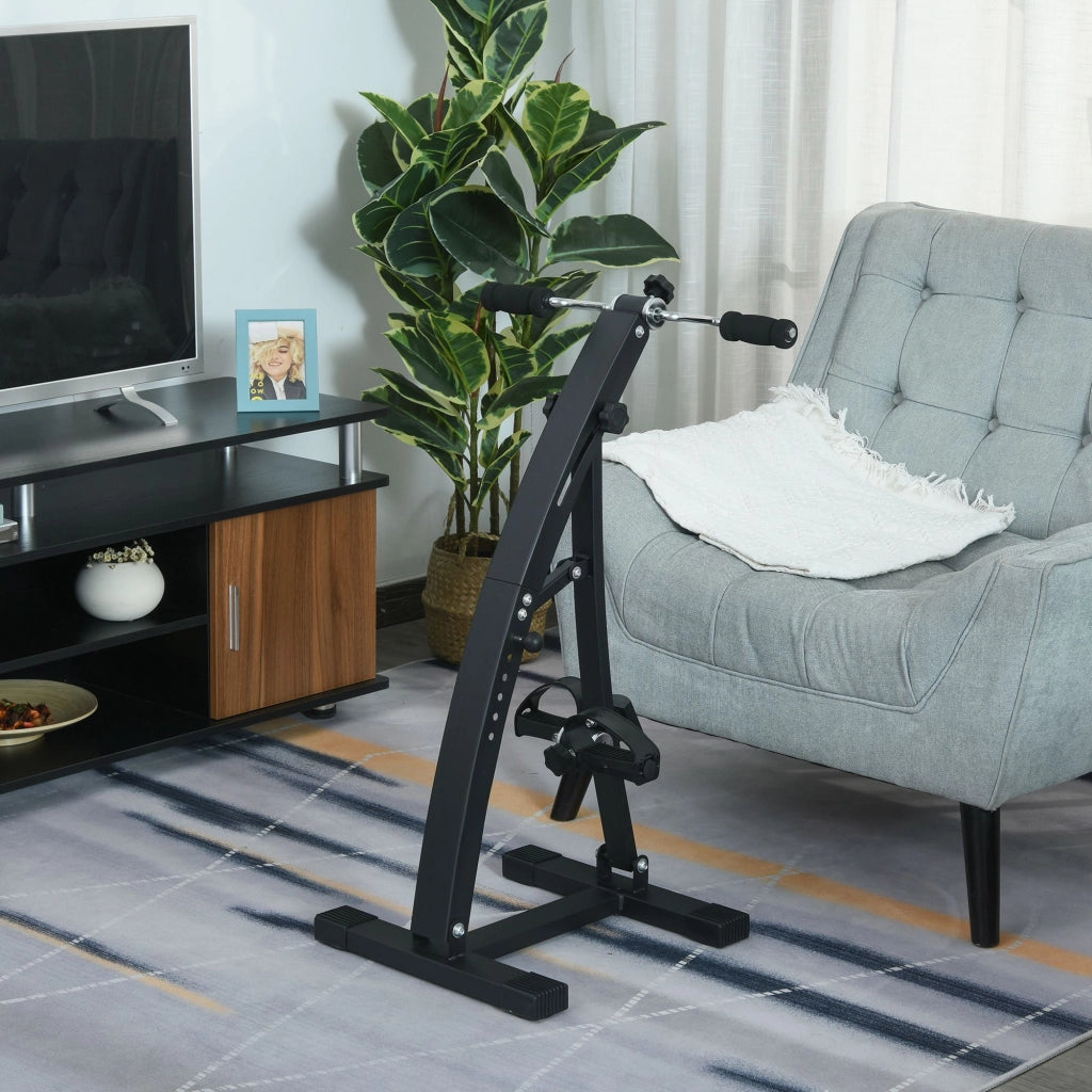 Pedaliera per Gambe e Braccia con Schermo LED Regolabile ¨C zephmum ¨C Nero 40x42.5x100 cm