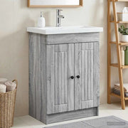 Mobiletto da bagno sotto il lavello Sonoma grigio 890050