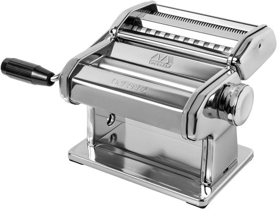 Macchina per Pasta - Nero, Include Taglia Pasta, Manubrio a Mano e Istruzioni
