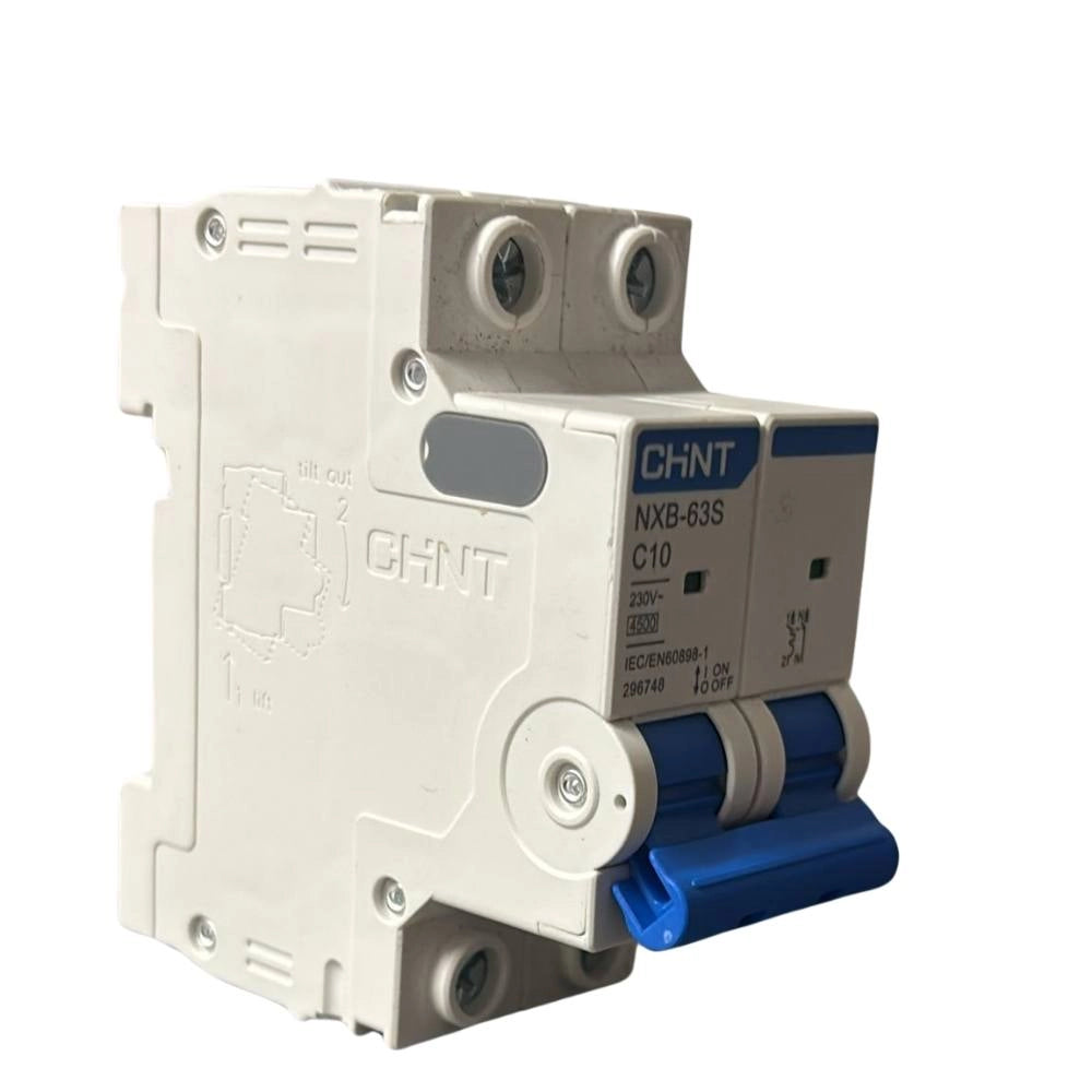 chint 296748 interruttore magnetotermico serie nxb-63s c10 1p+n 4,5ka