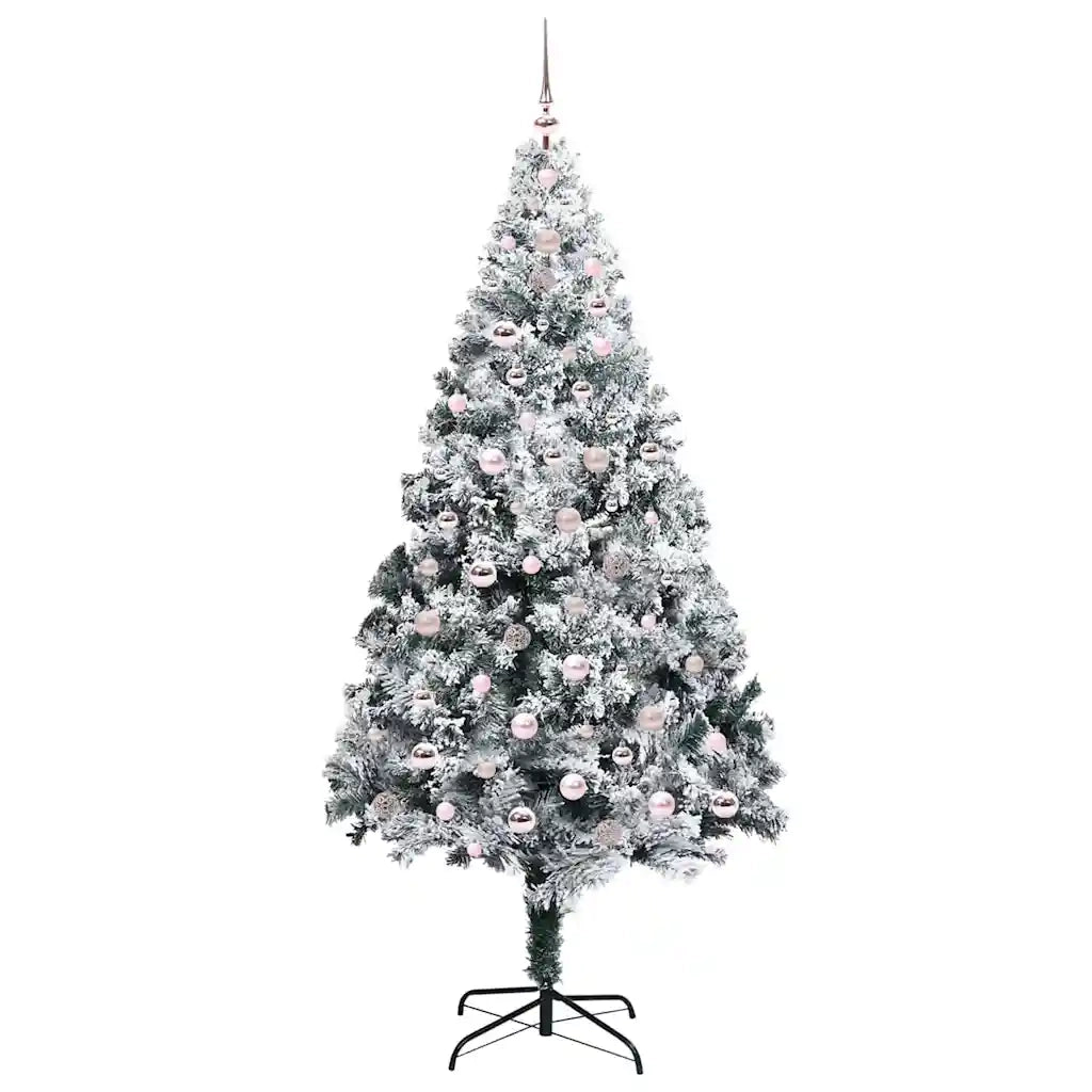 Albero di Natale artificiale con 300 LED Bianco 240 cm 3396982