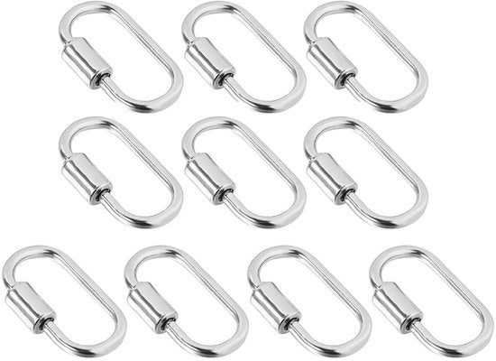 Set di 10 Viti a Bucia Argento