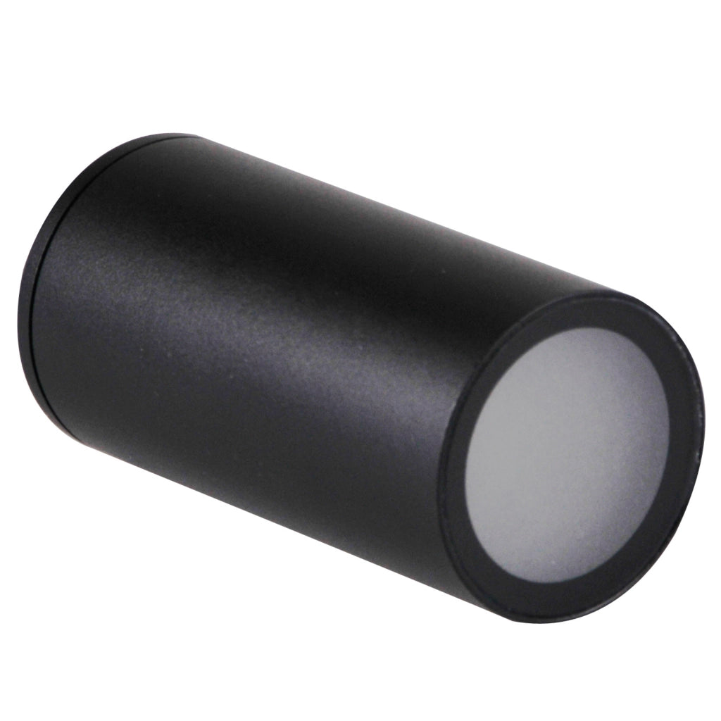 Applique esterna Polux Atlanta GU10 nera alluminio IP54
