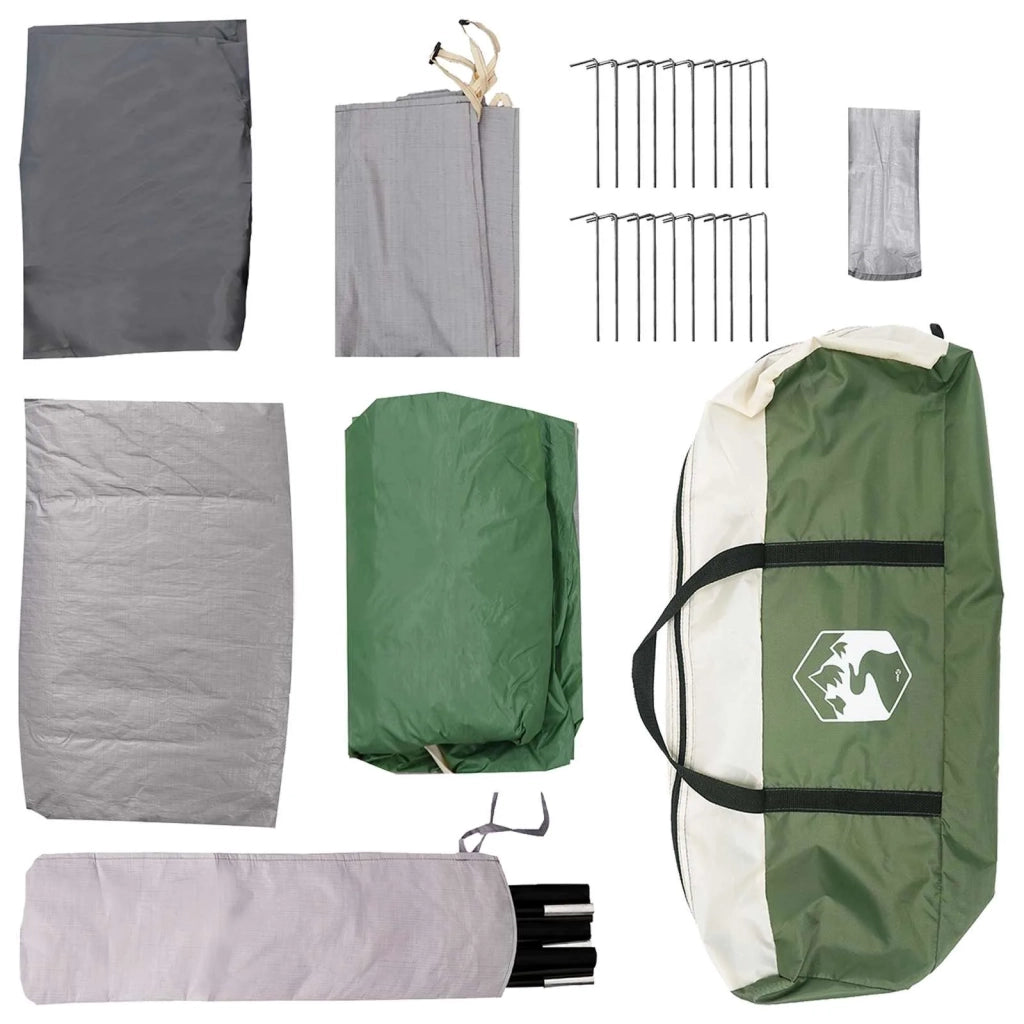 Tenda Capanna Verde 480 x 273 x 205 cm Poliestere e Acciaio 42028685