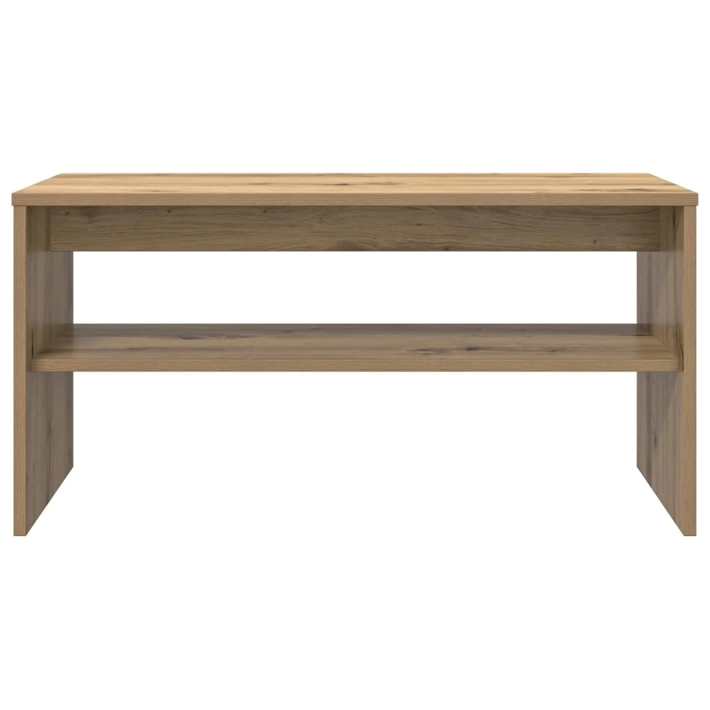 Mobile porta TV rettangolare moderno 80 x 35 x 40 cm con pratico ripiano stile contemporaneo legno di rovere lavorato a mano 02_0058352