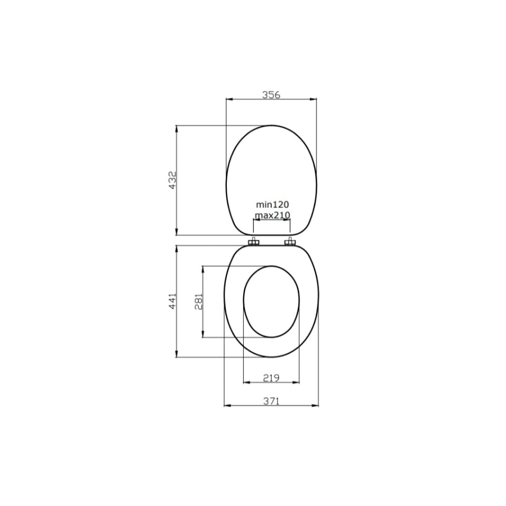 Copriwater universale opaco FSC mix