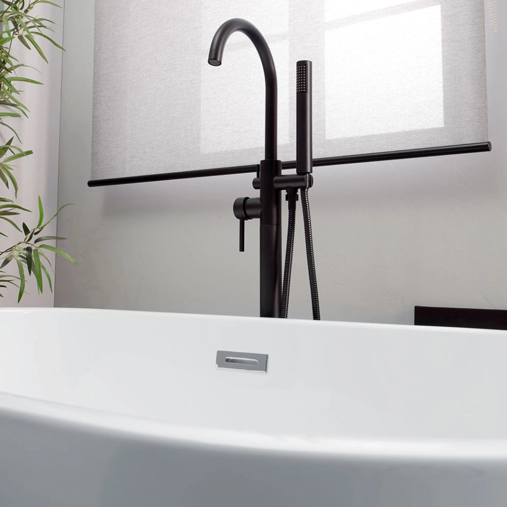 Vasca da bagno ovale in acrilico 150 cm