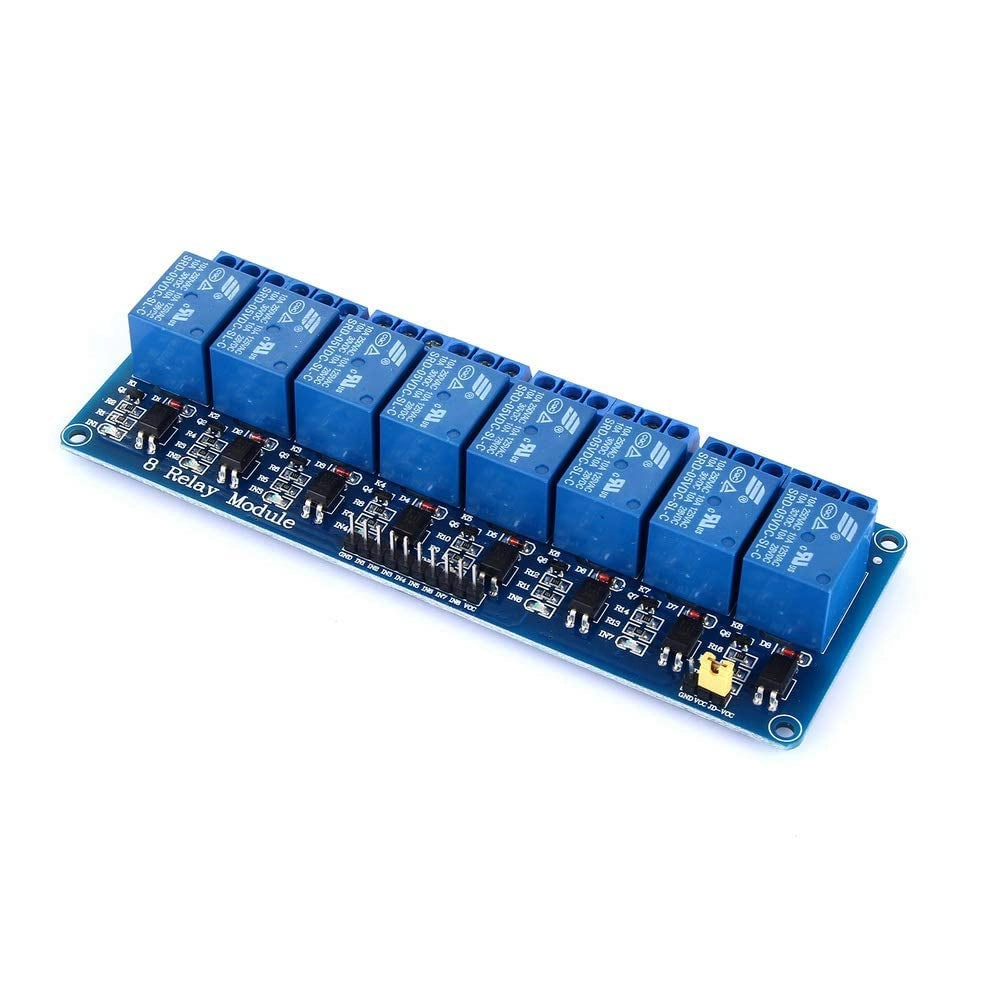 Modulo relè a 8 canali, 5 V, con optoaccoppiatori, confezione da 2 pezzi