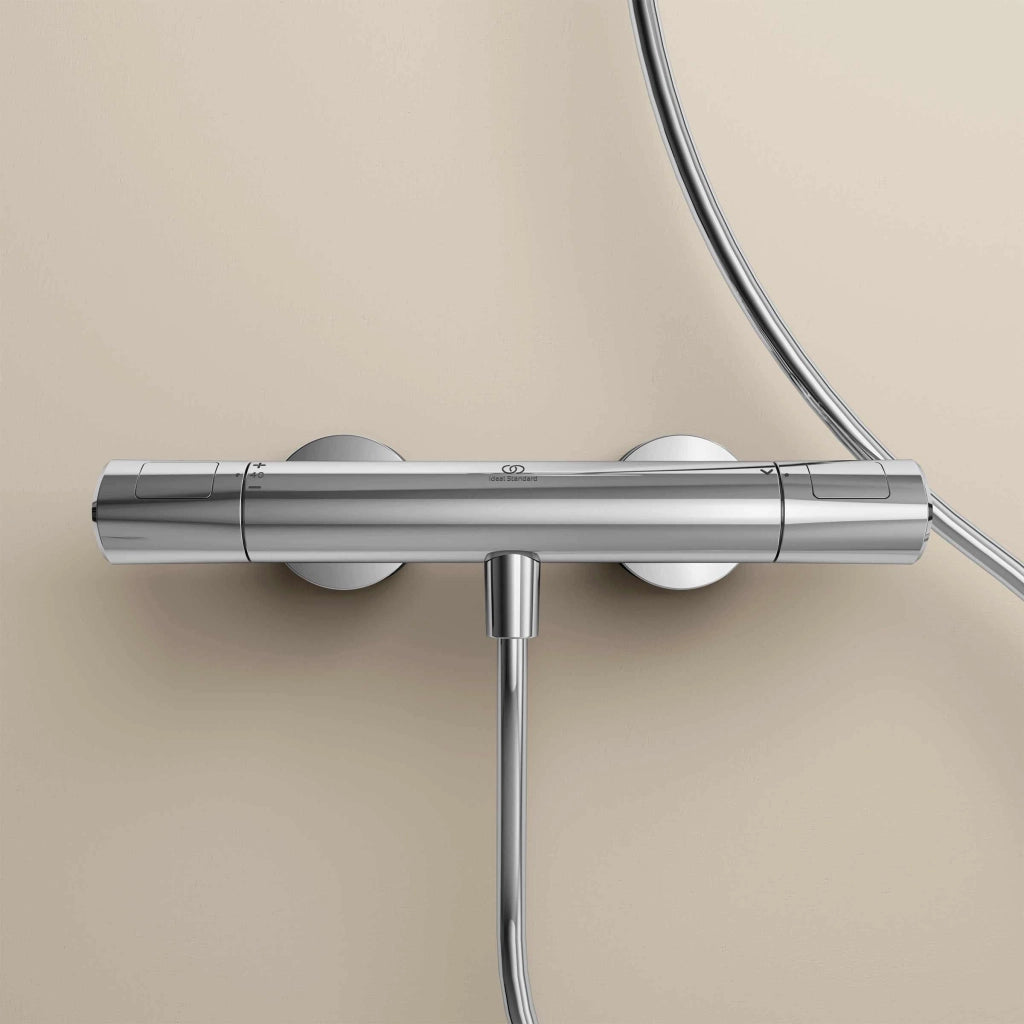 Termostato doccia da incasso Ceratherm T100, cromato, in ottone, 1 pezzo
