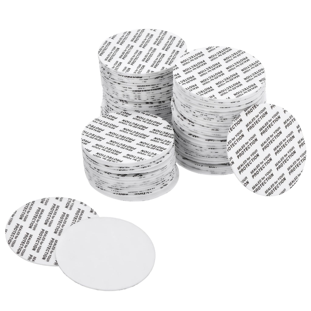 Guarnizioni in schiuma per coperchi, diametro 42 mm, 150 pezzi, autoadesive, sensibili alla pressione