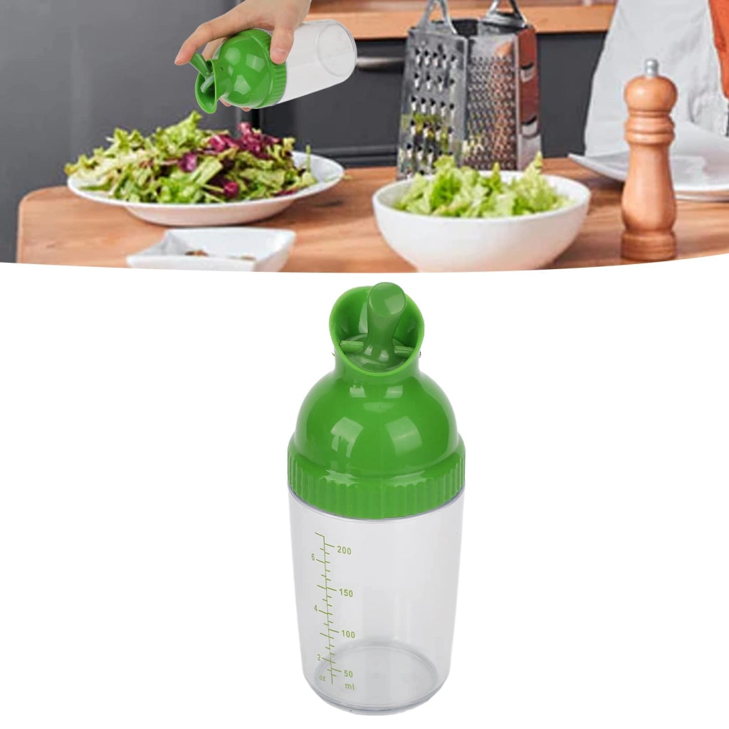 Shaker per condimenti da 200 ml, verde, per olio e aceto