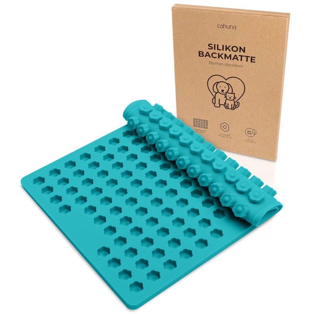 Tappetino in silicone per biscotti per cani, con 156 forme, privo di BPA, dimensioni 40x28 cm