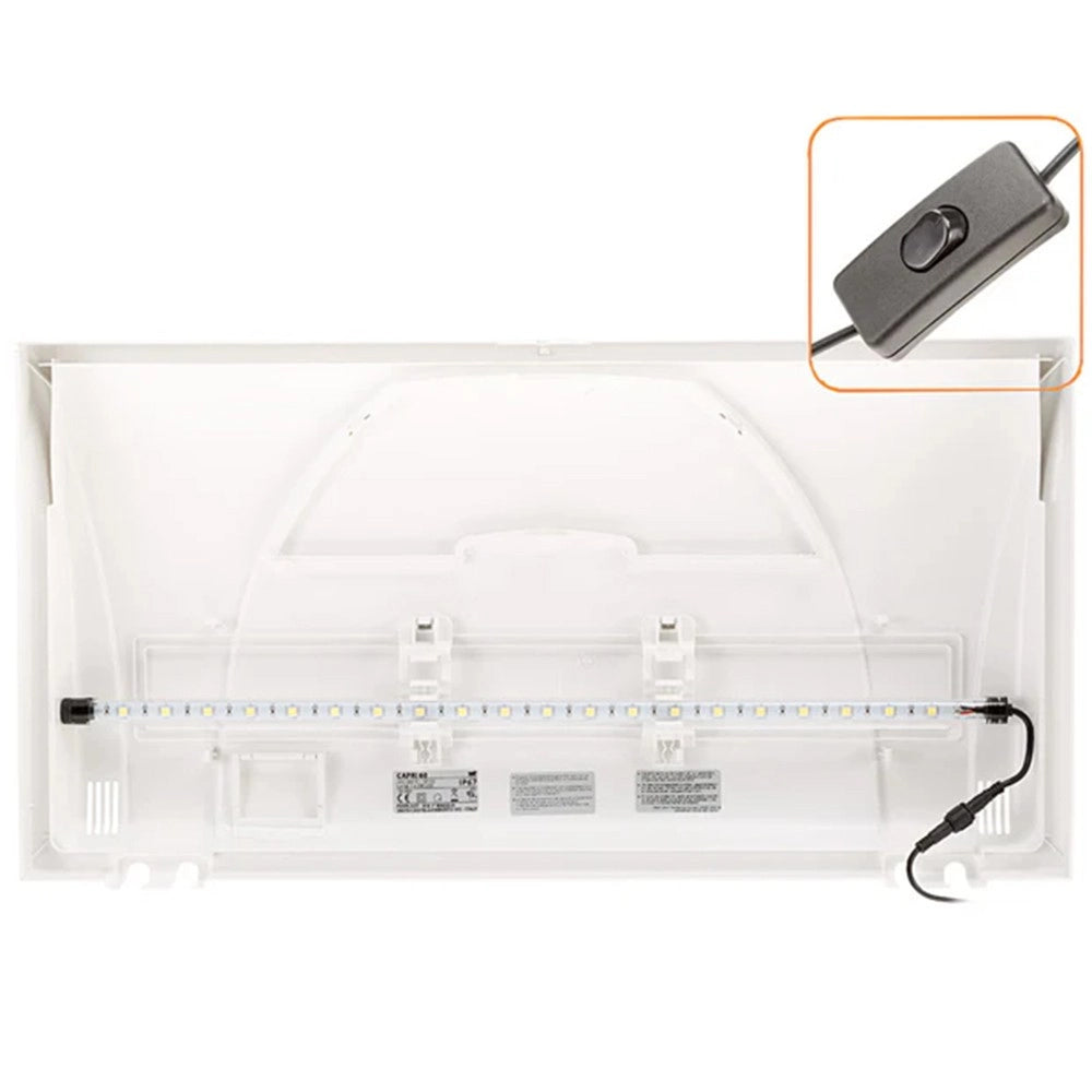 Hydor Ferplast Capri 50 LED - Acquario Completo senza Supporto Colore: Bianco