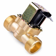 Elettrovalvola 3/4", 24V DC, normalmente chiusa, in ottone
