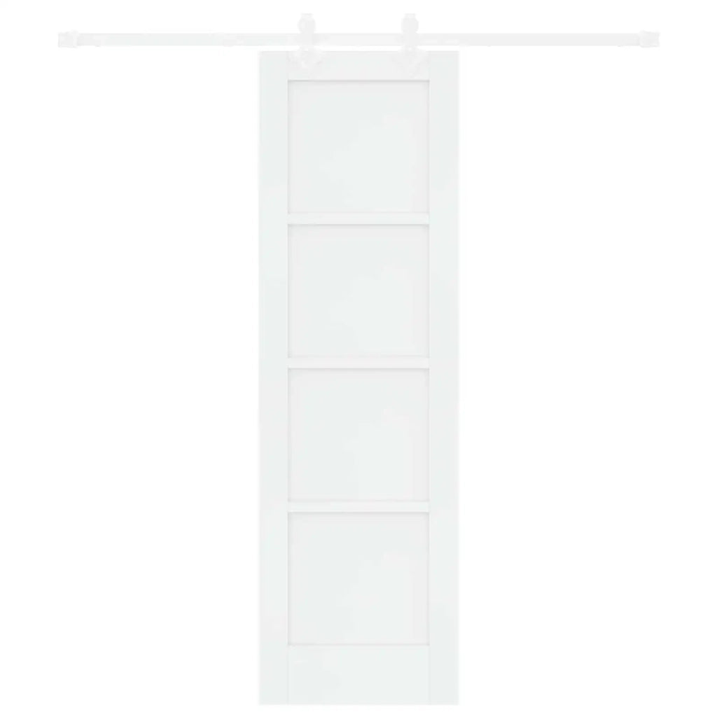 Porta scorrevole 61 x 198,5 cm Legno ingegnerizzato Bianco 3450144