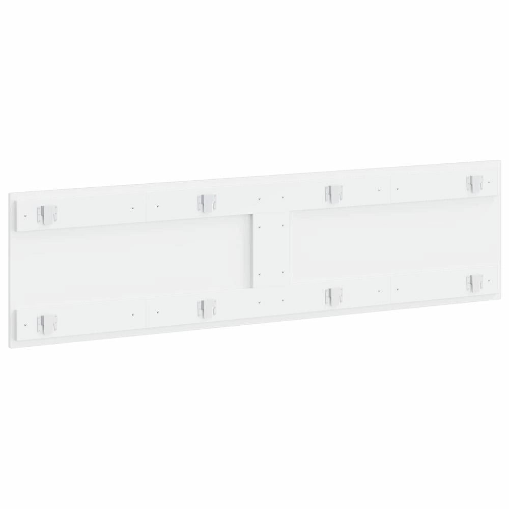 Testiera da Muro EDE Bianco Lucido Legno ingegnerizzato
