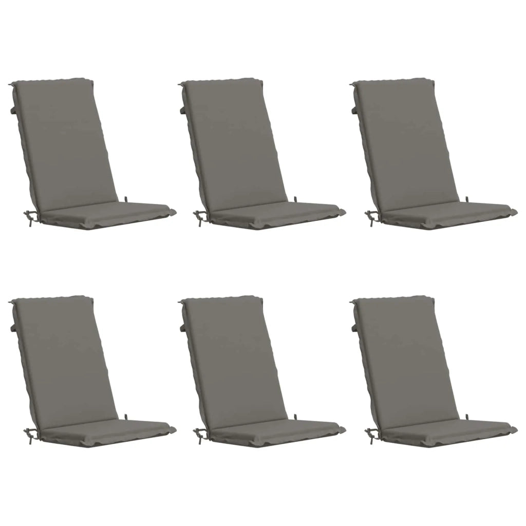 Cuscino per sedia a schienale alto GEMERT 6 pz 100% Poliestere 945893