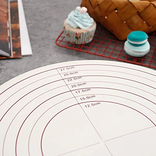 Piatto girevole per dolci da 30 cm con set di accessori per il fondente