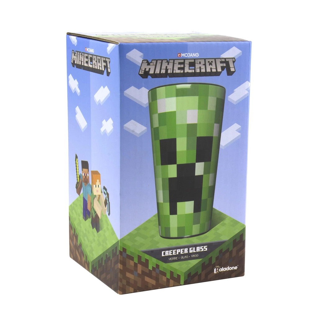 Bicchiere Minecraft Creeper, capacità 450 ml – Pixeloptik