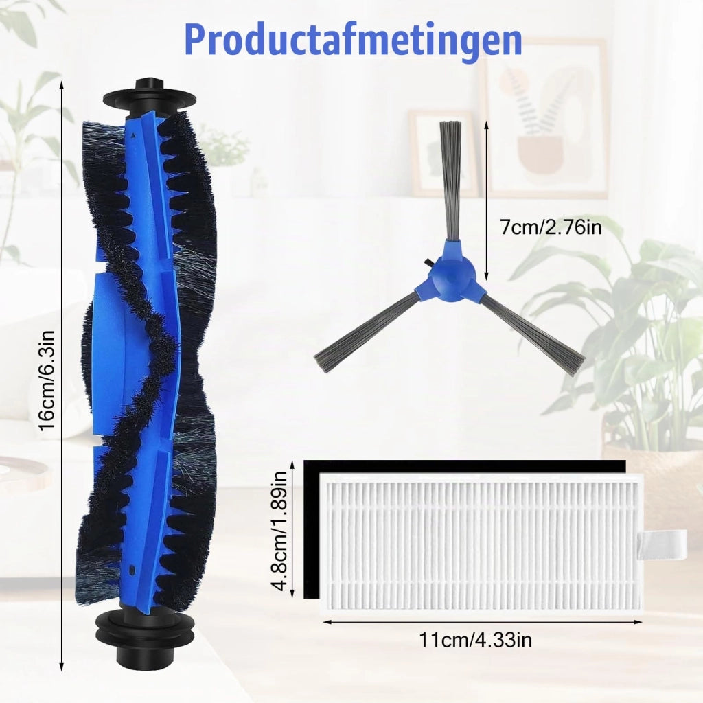 Kit di ricambi per aspirapolvere robot modello 11S/12/15C/30/30C/35C, composto da 10 pezzi