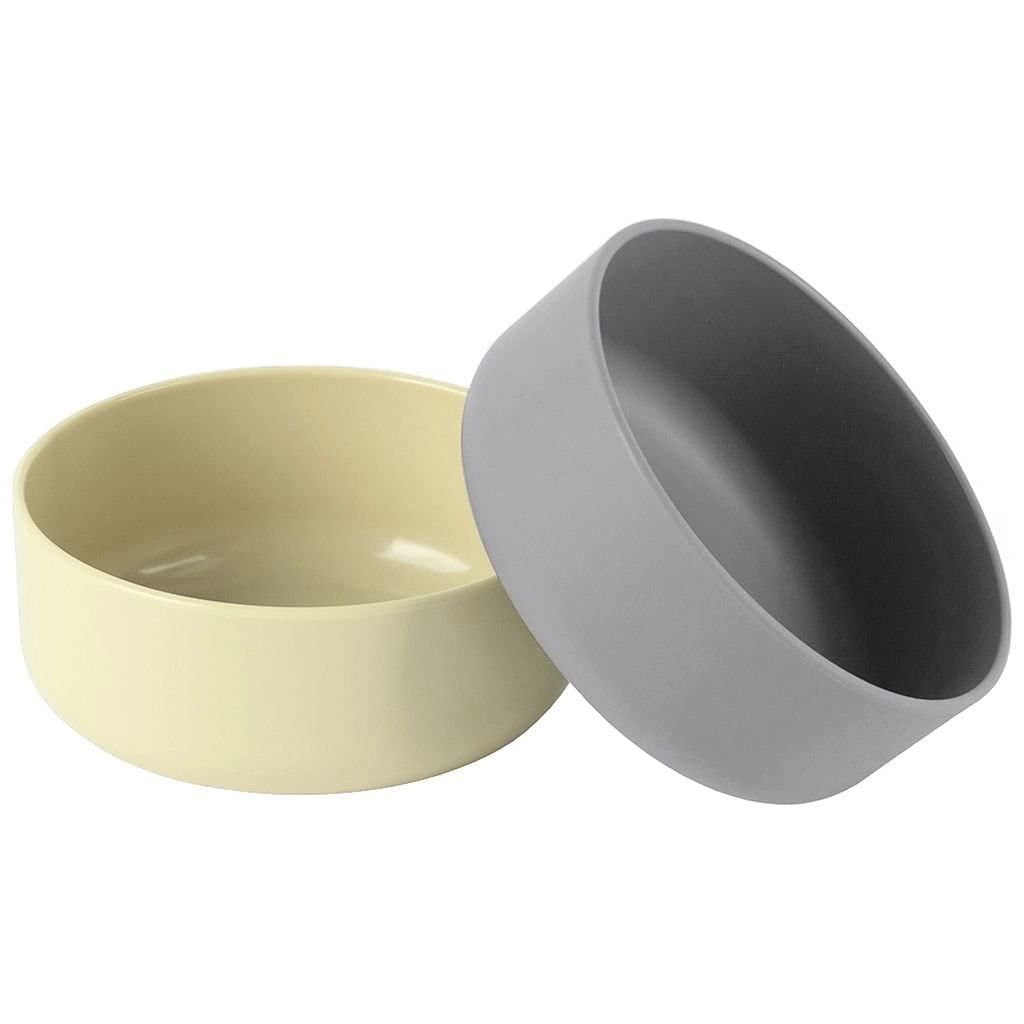 Set di contenitori ecologici, 1 pezzo, color nude e mocca, resistenti agli urti