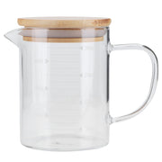 Bicchiere in vetro da 350 ml con coperchio, ideale per cocktail e bevande