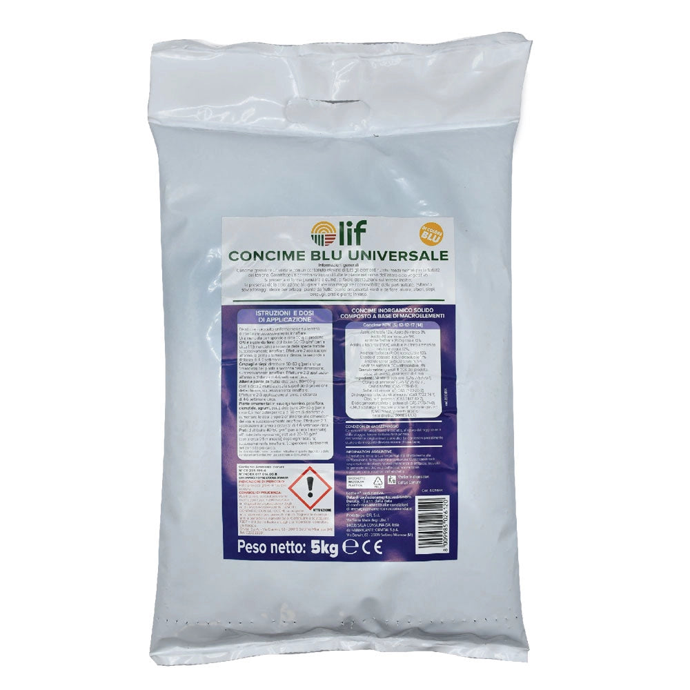CONCIME GRANULARE UNIVERSALE BLU 'NPK 12-12-17' Kg. 5
