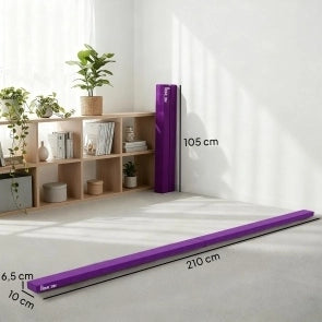 TRAVE di equilibrio pieghevole viola con rivestimento antiscivolo