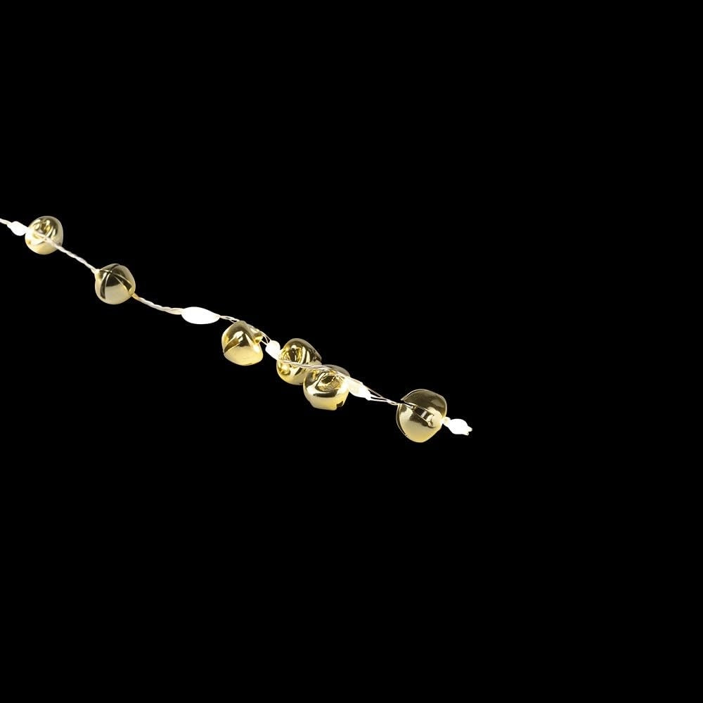 Catena luminosa a LED, 20 LED bianco caldo, lunghezza 0,9 metri, con timer