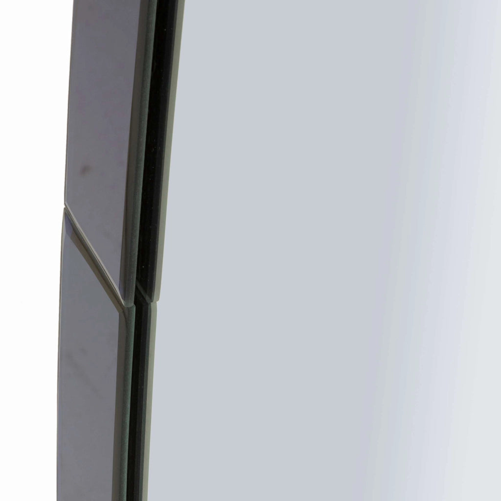 Trakai, Specchio Forma Ovale, 55x150h cm blu