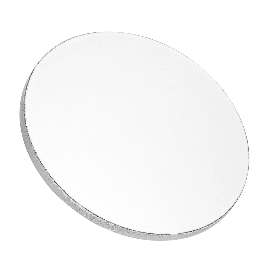 Disco in alluminio 1060, diametro 80 mm, spessore 4 mm, colore argento