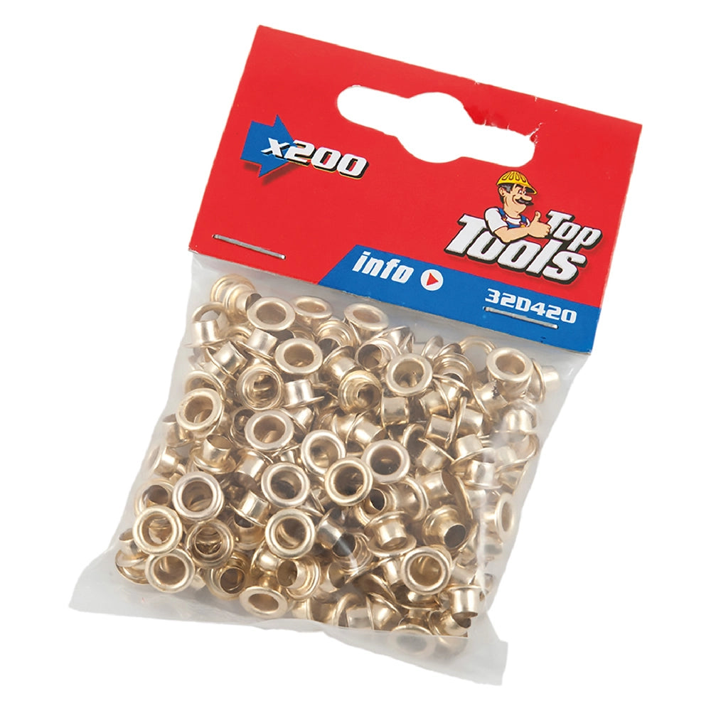 RIVETTO AD ANELLO PER PINZA conf. 200 pz