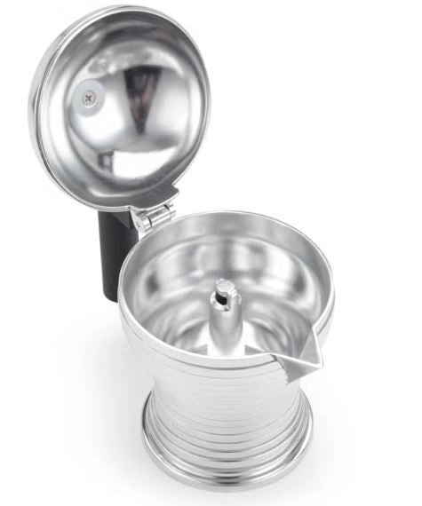 PULCINA, Caffettiera 6 Tazze, Alessi Colore: Nero