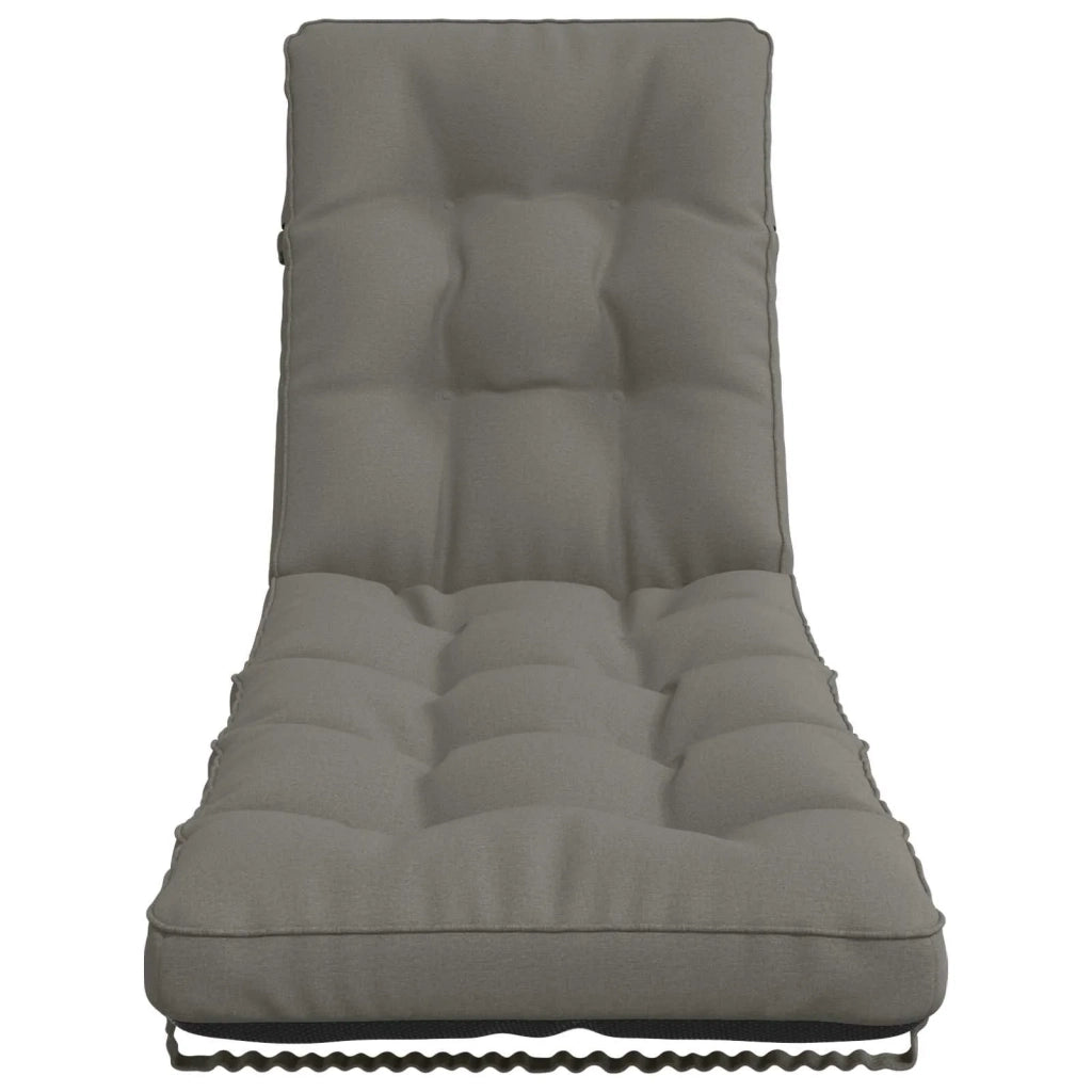 Cuscino per Lettino VIANEN 100% Poliestere Grigio 953852