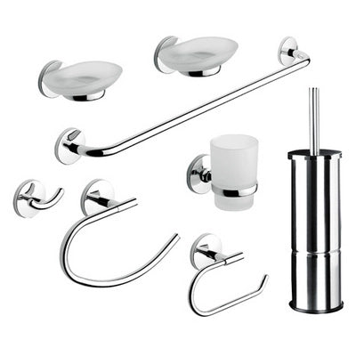 Set accessori bagno 8 pezzi