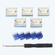 Driver per motori passo-passo TMC2209 V2.1, confezione da 5 pezzi, 256 microstep, 2,8 A, colore bianco