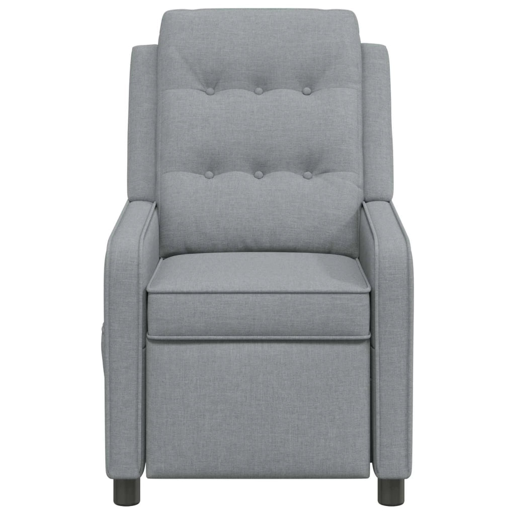 Poltrona massaggiante reclinabile Grigio Chiaro 42051346