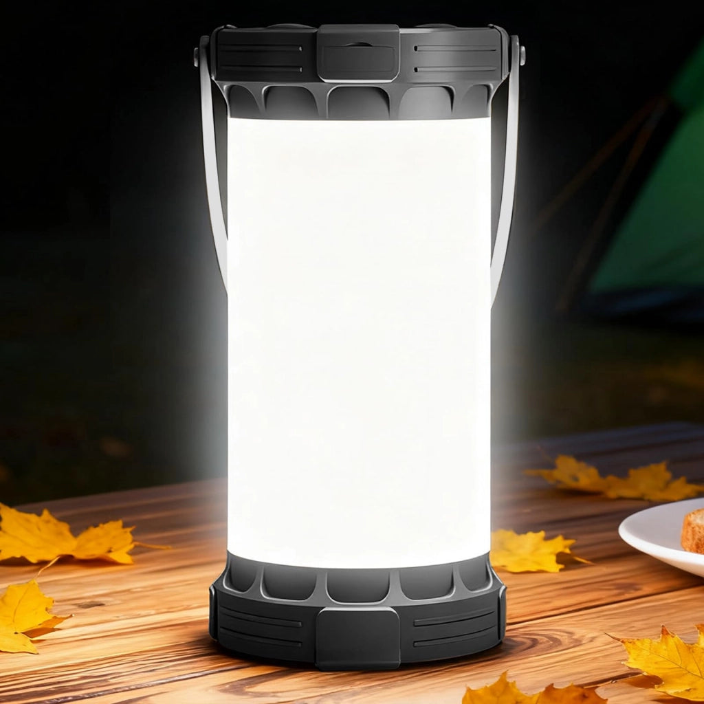 Lampada da campeggio, 135 LED, 5000 mAh, 1500 lumen, ricaricabile, lampada per tenda