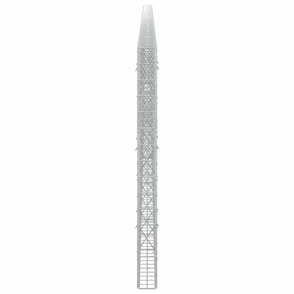 Gabione con Filo da 5 mm e Rete da 5x10 cm 950x10x150 cm 3464485