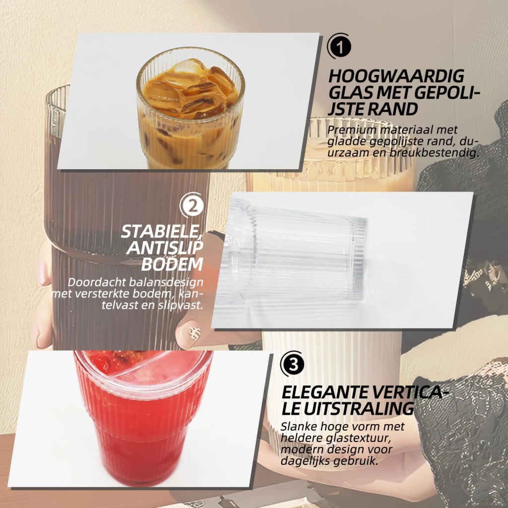 Bicchieri da bevanda con coperchio, set da 2, capacità 600 ml