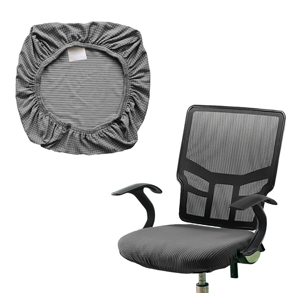 Copertura impermeabile per sedia da ufficio, 38x38 cm, colore grigio